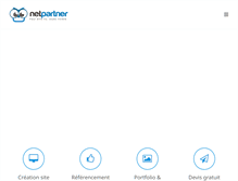 Tablet Screenshot of netpartner.fr